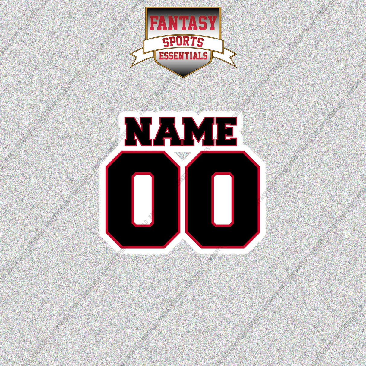 Portland Trail Blazers Personalized Current Name and Number Glossy Stickers