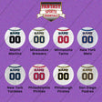 Pro Baseball Personalized Current Home Jersey Button Pins (M-W) (Enter Your Name and Number) Page 1