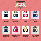 Pro Baseball Personalized Current Home Jersey Wall Art Prints (M-W) (Enter Your Name and Number) Page 1