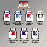 Pro Basketball Personalized Current Away Jersey Magnets (A-M) (Enter Your Name and Number) Page 2