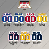 Pro Basketball Personalized Current Name and Number Magnets (A-M) (Enter Your Name and Number) Page 2
