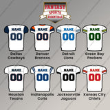 Pro Football Personalized Current Away Jersey Magnets (A-K) (Enter Your Name and Number) Page 2