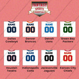 Pro Football Personalized Current Away Jersey Wall Art Prints (A-K) (Enter Your Name and Number) Page 2