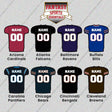 Pro Football Personalized Current Home Jersey Glossy Stickers (A-K) (Enter Your Name and Number) Page 1