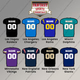 Pro Football Personalized Current Home Jersey Magnets (L-W) (Enter Your Name and Number) Page 1