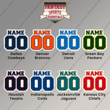 Pro Football Personalized Current Name and Number Magnets (A-K) (Enter Your Name and Number) Page 2