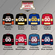 Pro Hockey Personalized Current Home Jersey Magnets (A-N) (Enter Your Name and Number) Page 1