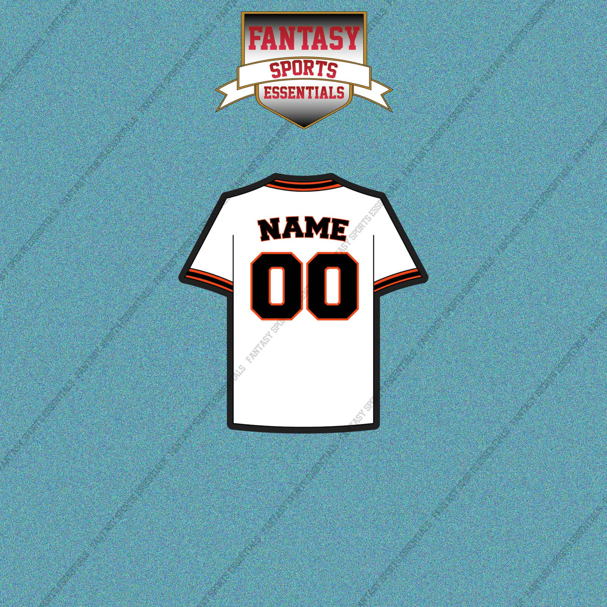 San Francisco Giants Personalized Current Home Jersey Car Decals