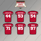 San Francisco 49ers 2025 Home Jersey Magnets (Choose Your Player)