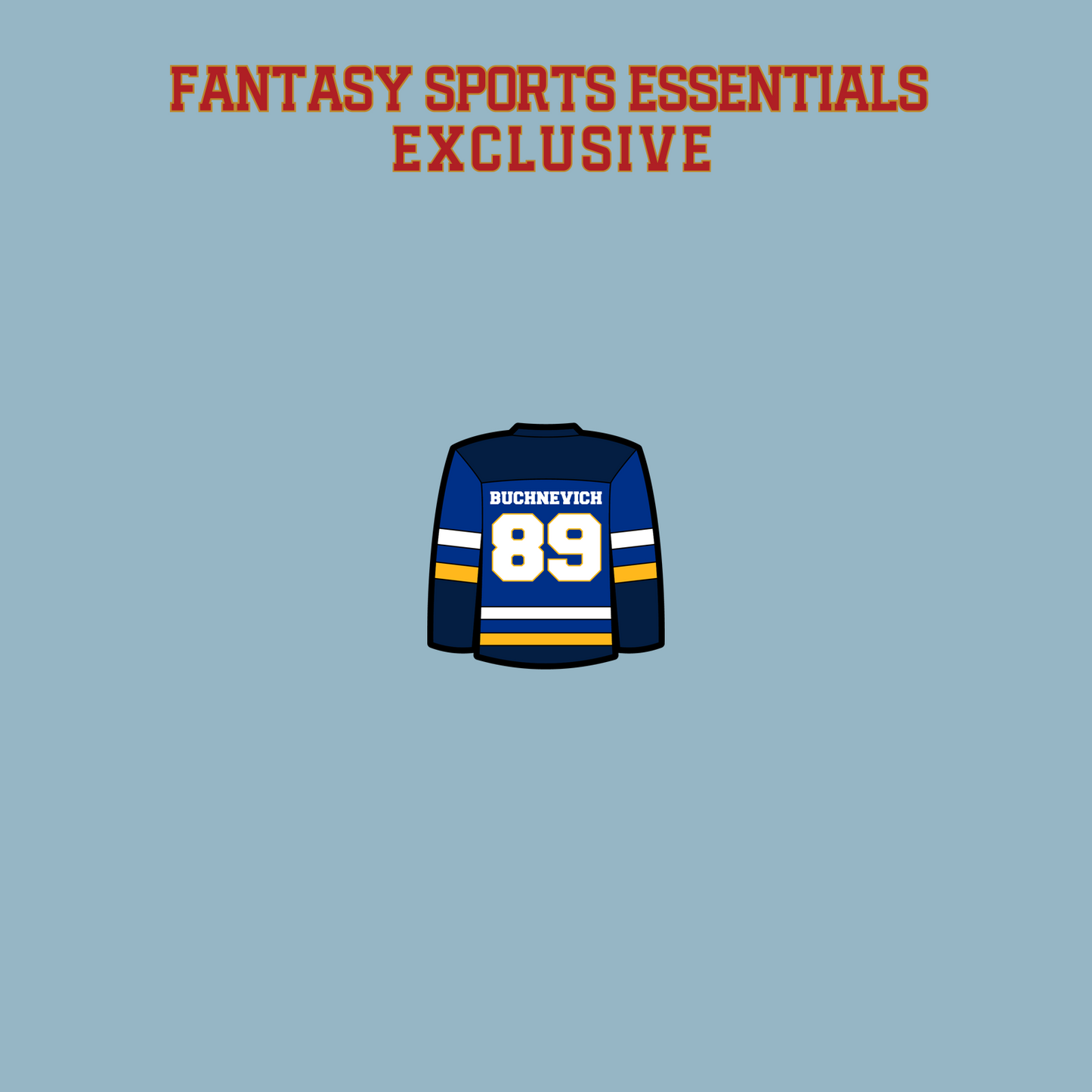 St. Louis Blues 2024 Home Jersey Matte Stickers