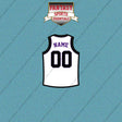 Sacramento Kings Personalized Current Away Jersey Car Decals