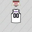 Sacramento Kings Personalized Current Away Jersey Glossy Stickers