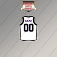 Sacramento Kings Personalized Current Away Jersey Magnets