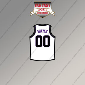 Sacramento Kings Personalized Current Away Jersey Magnets