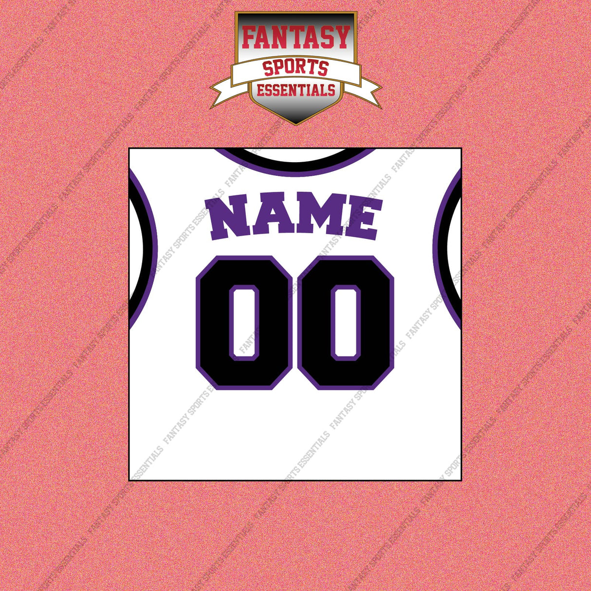 Sacramento Kings Personalized Current Away Jersey Wall Art Prints