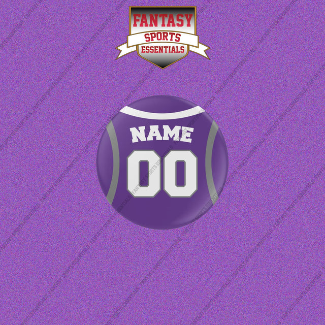 Sacramento Kings Personalized Current Home Jersey Buttons