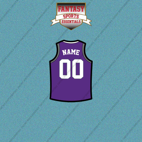 Sacramento Kings Personalized Current Home Jersey Car Decals