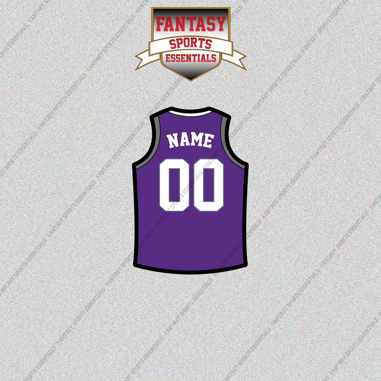 Sacramento Kings Personalized Current Home Jersey Glossy Stickers