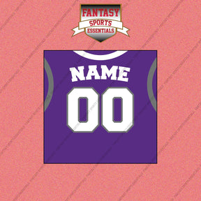 Sacramento Kings Personalized Current Home Jersey Wall Art Prints