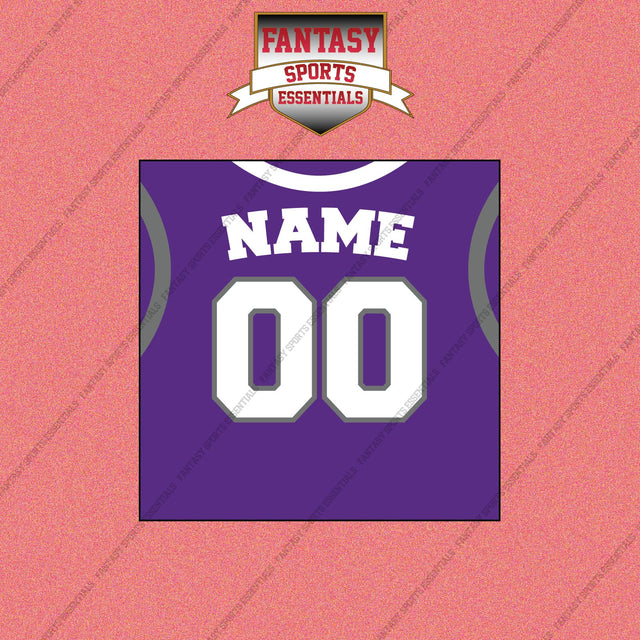 Sacramento Kings Personalized Current Home Jersey Wall Art Prints