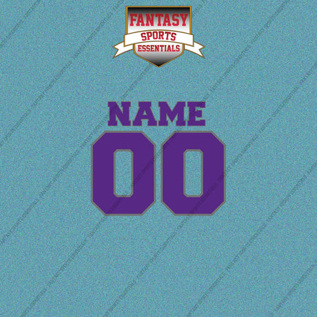 Sacramento Kings Personalized Current Name and Number Car Decals