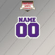 Sacramento Kings Personalized Current Name and Number Magnets