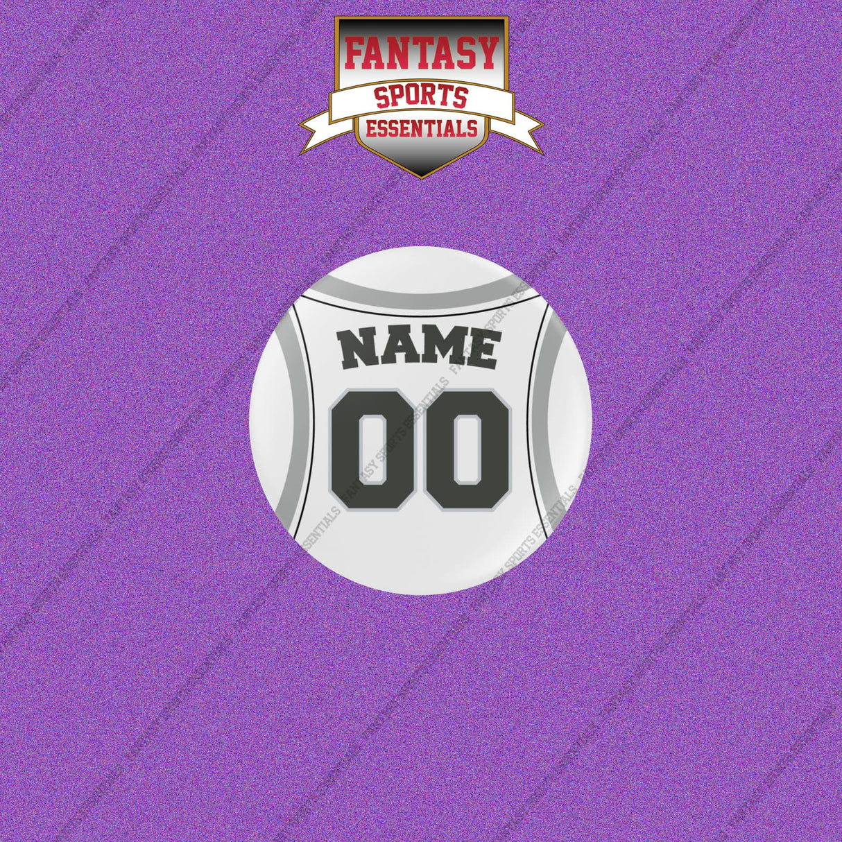 San Antonio Spurs Personalized Current Away Jersey Buttons