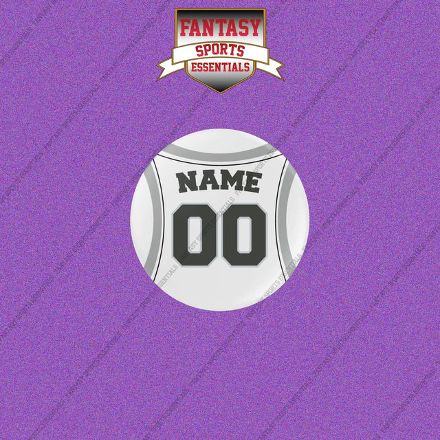 San Antonio Spurs Personalized Current Away Jersey Buttons
