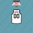 San Antonio Spurs Personalized Current Away Jersey Car Decals