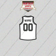 San Antonio Spurs Personalized Current Away Jersey Glossy Stickers