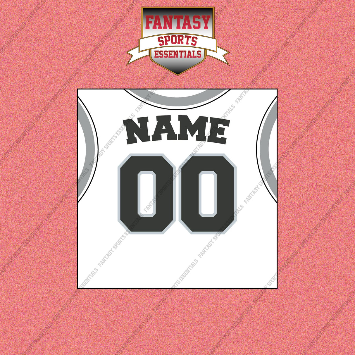 San Antonio Spurs Personalized Current Away Jersey Wall Art Prints