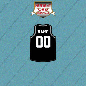 San Antonio Spurs Personalized Current Home Jersey Car Decals