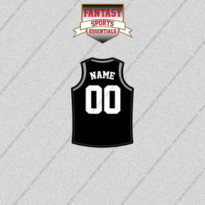 San Antonio Spurs Personalized Current Home Jersey Glossy Stickers