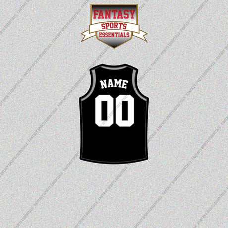 San Antonio Spurs Personalized Current Home Jersey Glossy Stickers