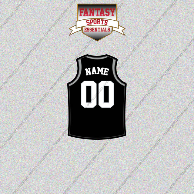 San Antonio Spurs Personalized Current Home Jersey Glossy Stickers