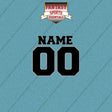 San Antonio Spurs Personalized Current Name and Number Car Decals