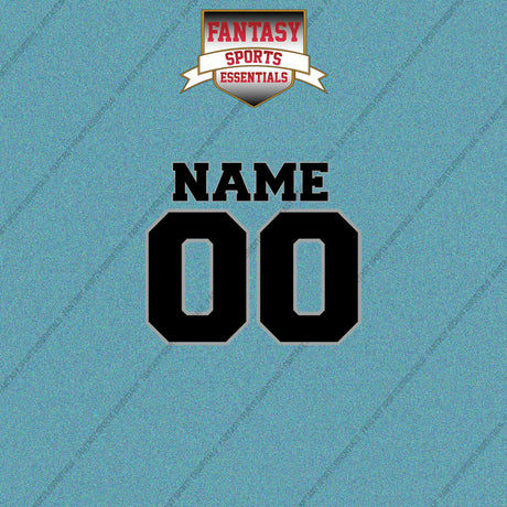 San Antonio Spurs Personalized Current Name and Number Car Decals