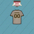 San Diego Padres Personalized Current Away Jersey Car Decals