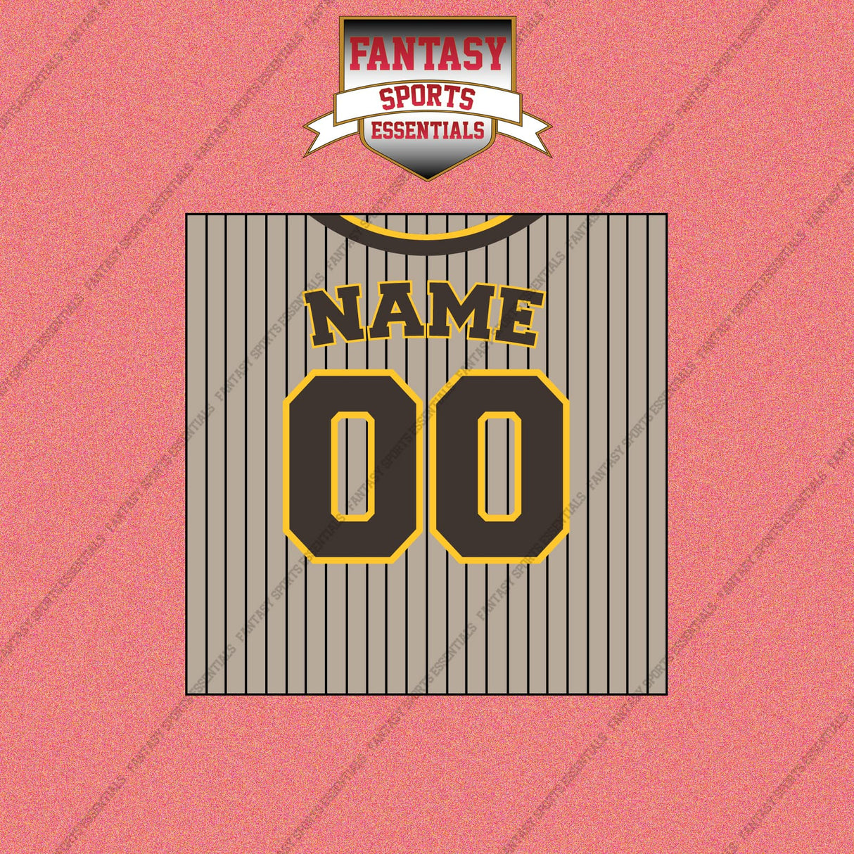 San Diego Padres Personalized Current Away Jersey Wall Art Prints
