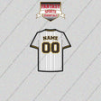 San Diego Padres Personalized Current Home Jersey Glossy Stickers