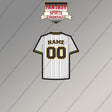 San Diego Padres Personalized Current Home Jersey Magnets