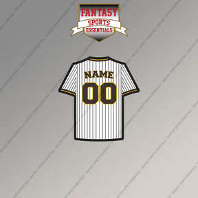 San Diego Padres Personalized Current Home Jersey Magnets