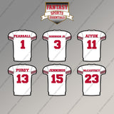 San Francisco 49ers 2025 Away Jersey Magnets (Choose Your Player) Page 1
