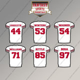 San Francisco 49ers 2025 Away Jersey Magnets (Choose Your Player) Page 2