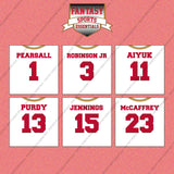 San Francisco 49ers 2025 Away Jersey Wall Art Prints (Choose Your Player) Page 1