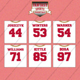 San Francisco 49ers 2025 Away Jersey Wall Art Prints (Choose Your Player) Page 2