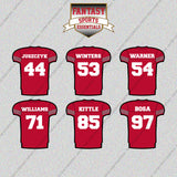 San Francisco 49ers 2025 Home Jersey Glossy Stickers (Choose Your Player) Page 2