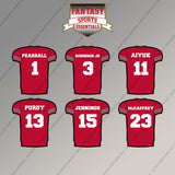 San Francisco 49ers 2025 Home Jersey Magnets (Choose Your Player) Page 1