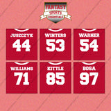 San Francisco 49ers 2025 Home Jersey Wall Art Prints (Choose Your Player) Page 2