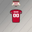 San Francisco 49ers Personalized Current Home Jersey Magnets